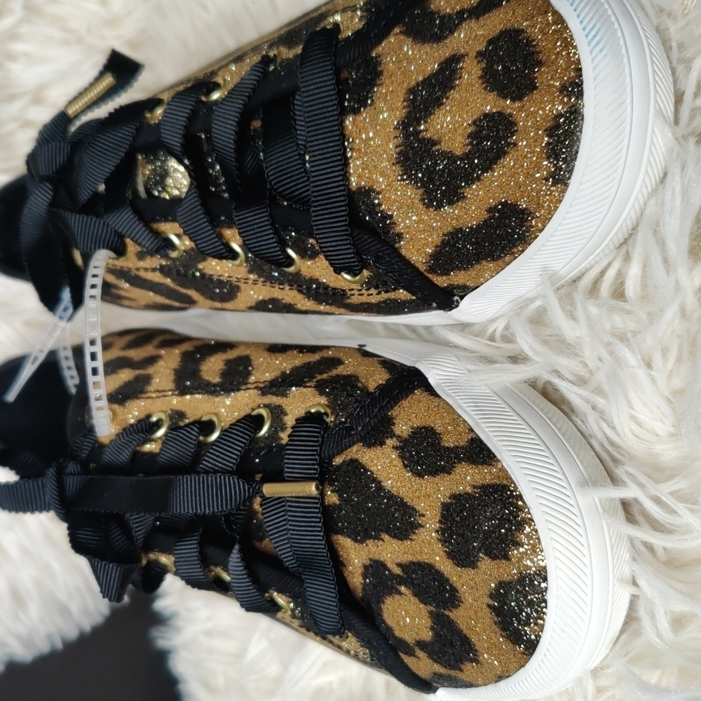 KATE SPADE KEDS for Kate Spade New York Shiny Leopard Kids size 4 M